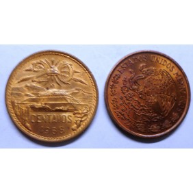 MEXICO 20 Centavos 1968