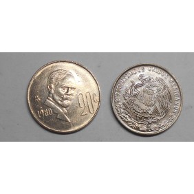 MEXICO 20 Centavos 1980...