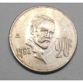 MEXICO 20 Centavos 1983...