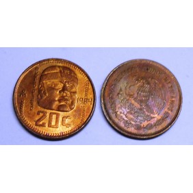 MEXICO 20 Centavos 1984...