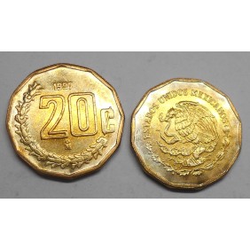 MEXICO 20 Centavos 1997
