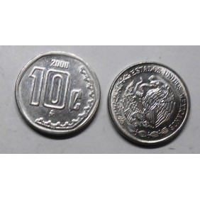 MEXICO 10 Centavos 2000