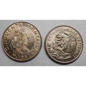 MEXICO 50 Centavos 1967