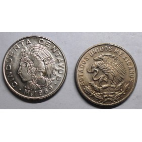 MEXICO 50 Centavos 1969
