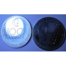 COMOROS 100 Francs 2013