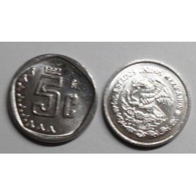 MEXICO 5 Centavos 1992