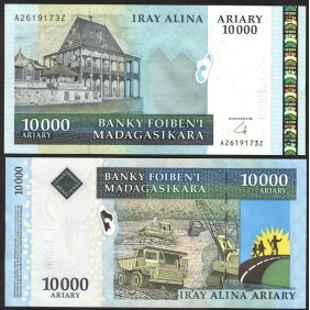 MADAGASCAR 10.000 Ariary 2008