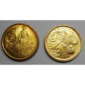 ETHIOPIA 5 Cents 2008