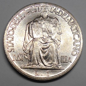VATICANO 1 Lira 1946 FDC