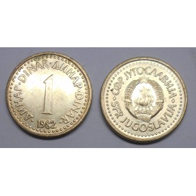 YUGOSLAVIA 1 Dinar 1982