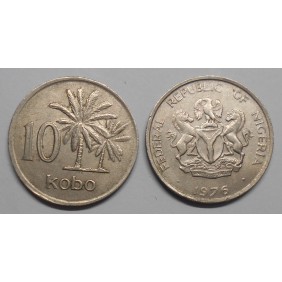 NIGERIA 10 Kobo 1976