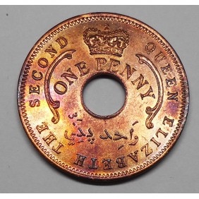 NIGERIA 1 Penny 1959