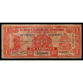 HONDURAS 1 Lempira 1965
