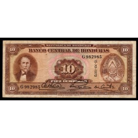HONDURAS 10 Lempiras...