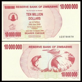 ZIMBABWE 10.000.000 Dollars...