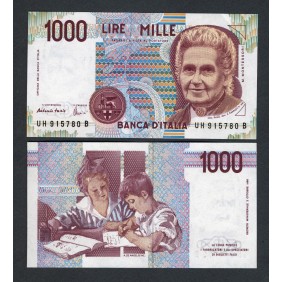 1000 Lire Montessori 1990...