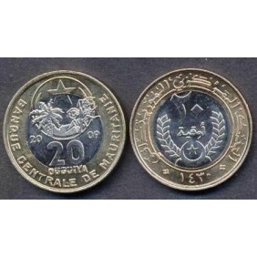 MAURITANIA 20 Ouguiya 2009