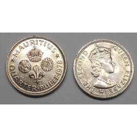 MAURITIUS 1/4 Rupee 1978