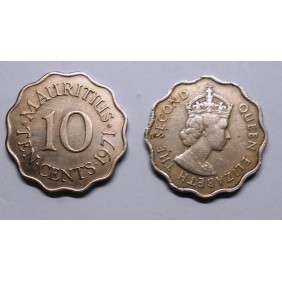 MAURITIUS 10 Cents 1971