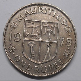 MAURITIUS 1 Rupee 1975