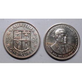 MAURITIUS 1 Rupee 1991