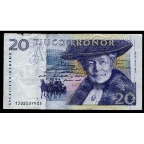 SWEDEN 20 Kronor 1991