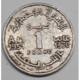 MOROCCO 1 Franc 1951