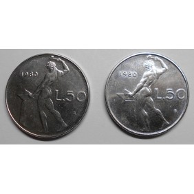 50 Lire 1980 data stretta e...