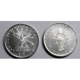 VATICANO 2 Lire 1962 Concilio