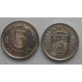 VENEZUELA 5 Centimos 1983