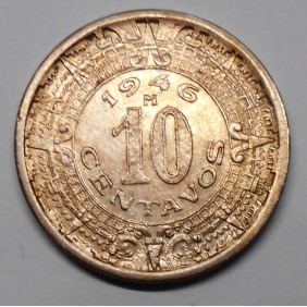 MEXICO 10 Centavos 1946