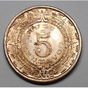 MEXICO 5 Centavos 1937