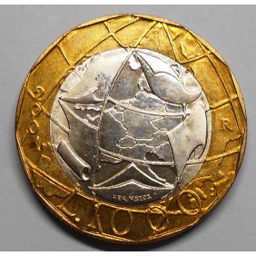 1000 Lire 2001 bimetallico