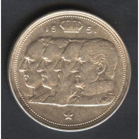 BELGIUM 100 Francs 1951...