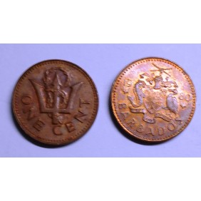 BARBADOS 1 Cent 1980