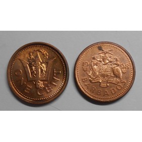 BARBADOS 1 Cent 1998