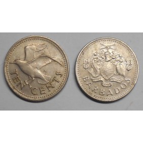 BARBADOS 10 Cents 1973