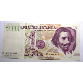 50.000 Lire Bernini 2° Tipo...