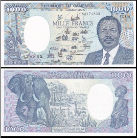 CAMEROUN 1000 Francs 1988