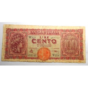 100 Lire 1944 Luogotenenza...