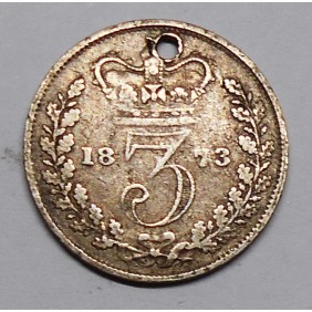 GREAT BRITAIN 3 Pence 1873...