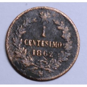 1 Centesimo 1862 N