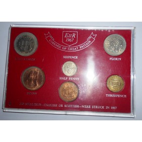 GREAT BRITAIN Set Coins 1967