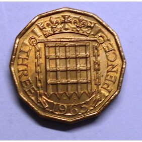 GREAT BRITAIN 3 Pence 1965