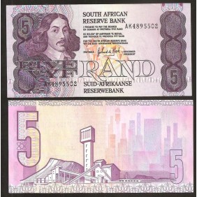 SOUTH AFRICA 5 Rand 1989