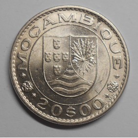 MOZAMBIQUE 20 Escudos 1971