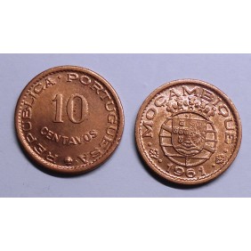 MOZAMBIQUE 10 Centavos 1961