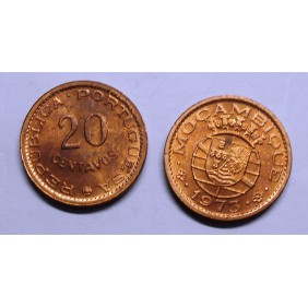 MOZAMBIQUE 20 Centavos 1973