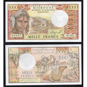 DJIBOUTI 1000 Francs 1988