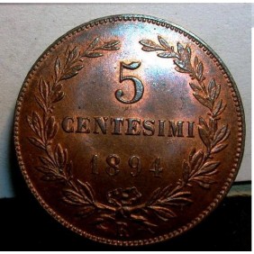 SAN MARINO 5 Centesimi 1894
